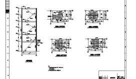 某钢楼梯节点构造CAD详图