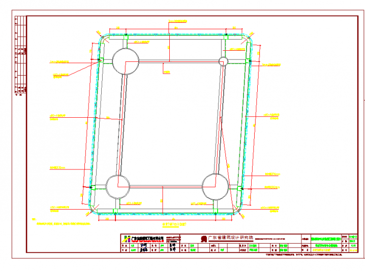 某地体育场斜柱子CAD节点图