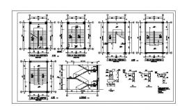 某地楼梯节点构造CAD详图