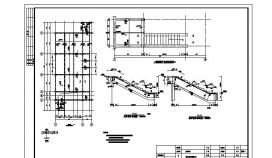 某钢框架楼梯节点构造详CAD图