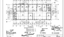 某框架结构三层综合楼设计建施CAD节点详图