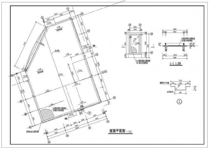 豪顺大酒店建施设计CAD节点详图