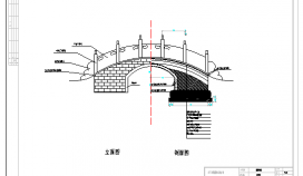 拱桥节点CAD图
