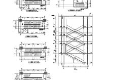 常用的楼梯设计CAD节点详图