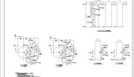 塔平台设计CAD节点详图