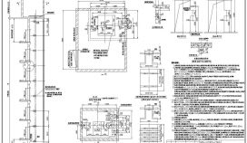 载货电梯井道设计CAD节点详图
