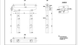 3×16m预应力简支空心板桥墩一般构造节点详图设计