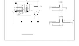 某建筑楼面板加固改造CAD节点详图