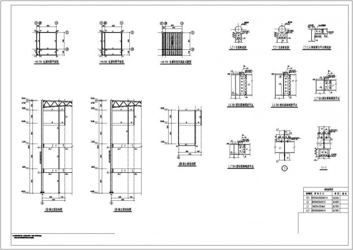 某地高层办公楼电梯井设计CAD节点详图