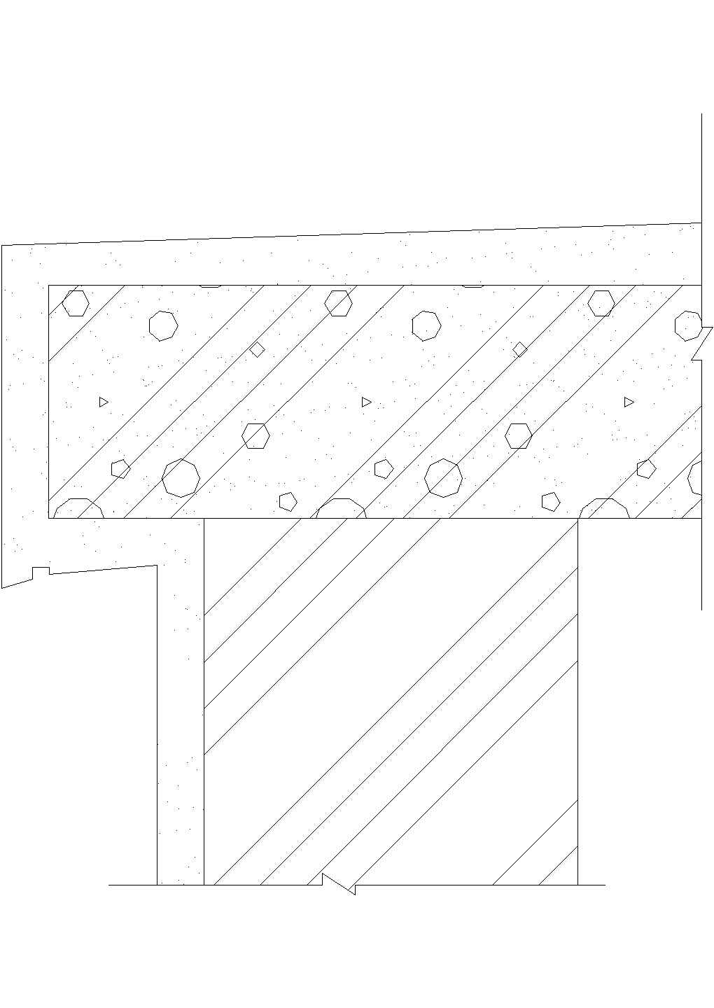经典的檐口天沟构造CAD节点详图-图一