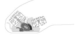 卵石矮墙建筑设计CAD节点详图