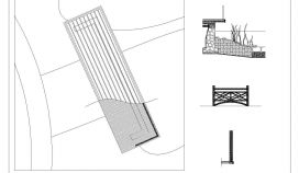 某景区亲水平台设计CAD节点详图