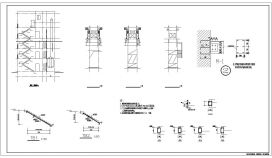 剪力墙楼梯设计CAD节点详图