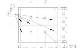 柱脚构造CAD节点详图（400X350）