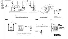 空调设备及接管CAD节点详图