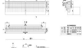 1×10米预应力混凝土空心板桥台背墙钢筋构造节点详图设计