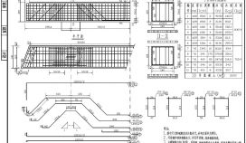 7x20m预应力混凝土空心板桥台盖梁钢筋构造节点详图设计