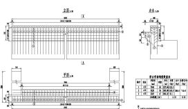 2×13米预应力混凝土空心板桥台背墙钢筋构造节点详图设计