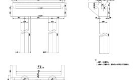 1×16米预应力混凝土空心板桥台构造节点详图设计