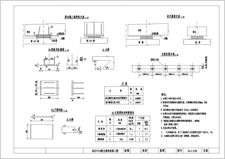 30mT梁上部支座构造节点详图设计