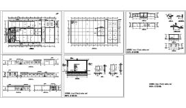 某地单层冷冻食品加工厂房建筑施工CAD详图