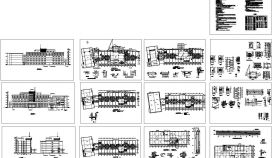 6层1框架结构宾馆建筑施工CAD详图