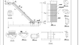 钢架楼梯设计施工CAD套图