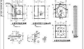 居民楼水箱间框架设计CAD全套参考图