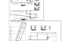 某小区汽车坡道入口设计CAD节点详图