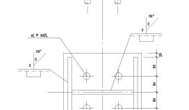350×350柱脚构造CAD节点详图