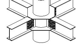 梁柱刚接节点与箱型柱与Ｈ梁焊接CAD节点详图