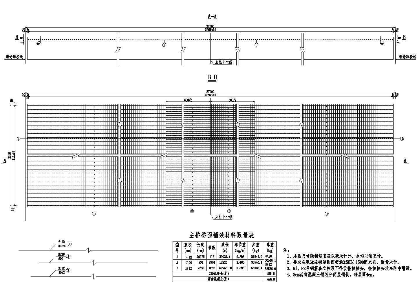 杭新景高速公路拱肋式大桥桥面铺装节点详图设计-图二