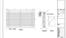 黄冈某钢结构百叶窗设计CAD大样构造节点图