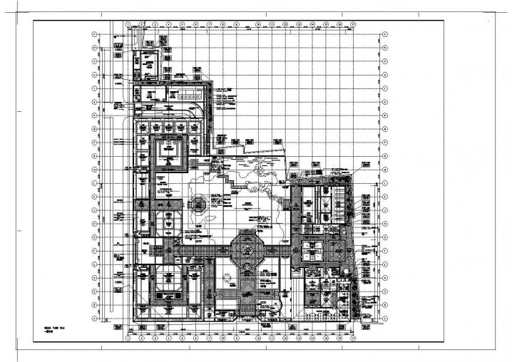 江苏博物馆全套施工设计图纸（含平面图）