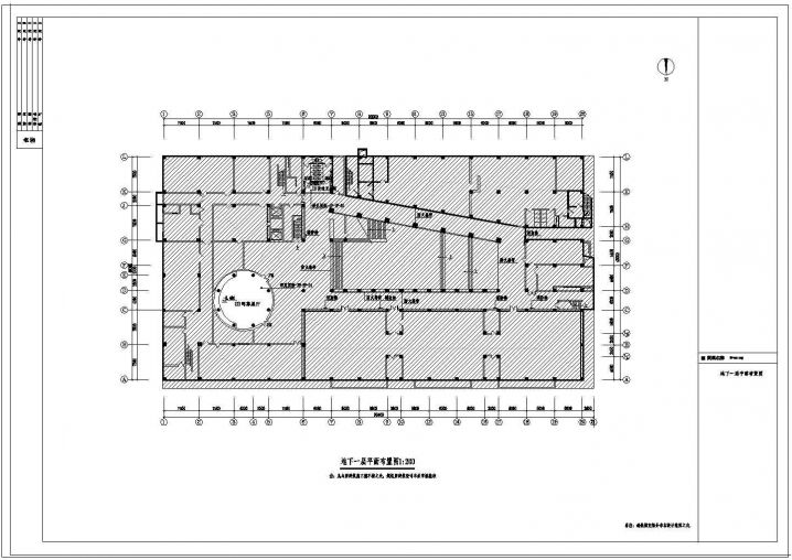 陕西著名大学综合性现代博物馆室内装修施工设计图纸（全套）