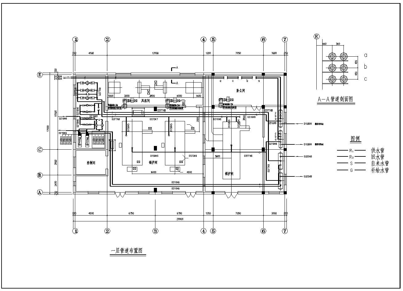 某锅炉房建筑改造设计施工设计文档-图一
