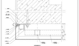 冲孔铝单板幕墙施工连接CAD节点详图