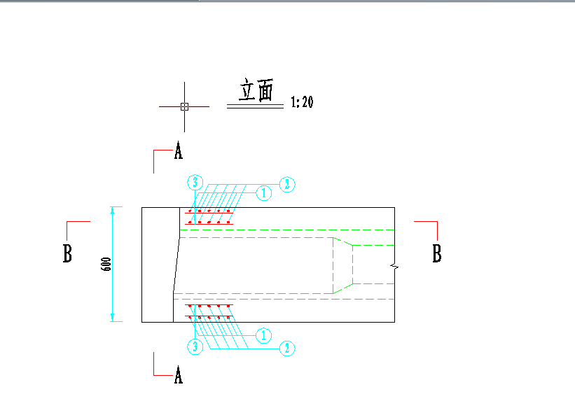 1×10米预应力混凝土空心板端加强钢筋构造节点设计图-图一