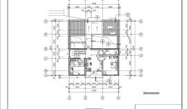 某二层农村住宅建筑施工CAD详图