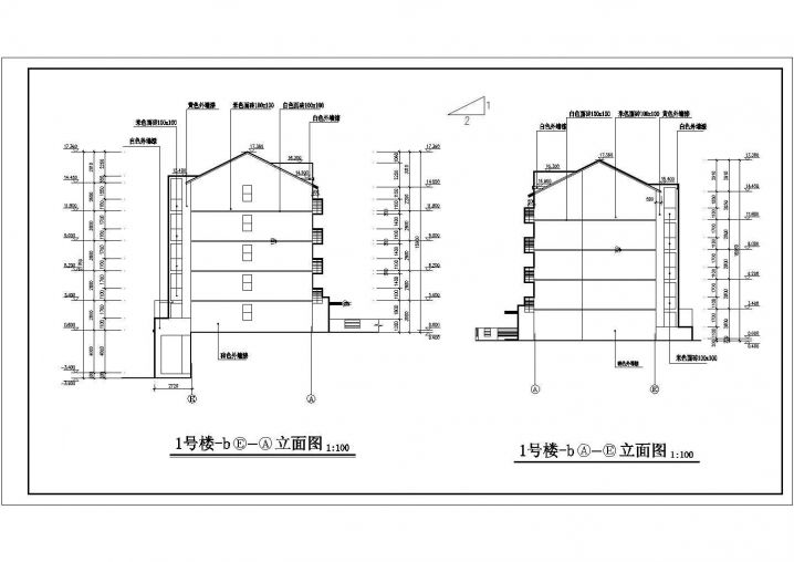 某小区1号楼-b建施设计节点详图