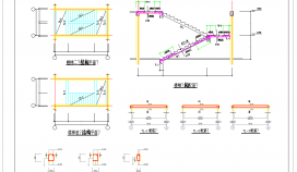 某地各种楼梯节点构造详图CAD图纸