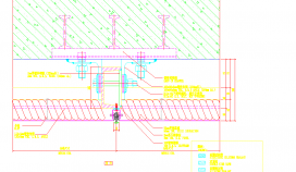 某地不锈钢板幕墙安装节点CAD详图