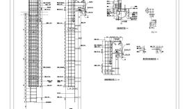 屋面检修梯设计CAD节点详图
