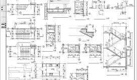 西式别墅建筑施工CAD节点详图