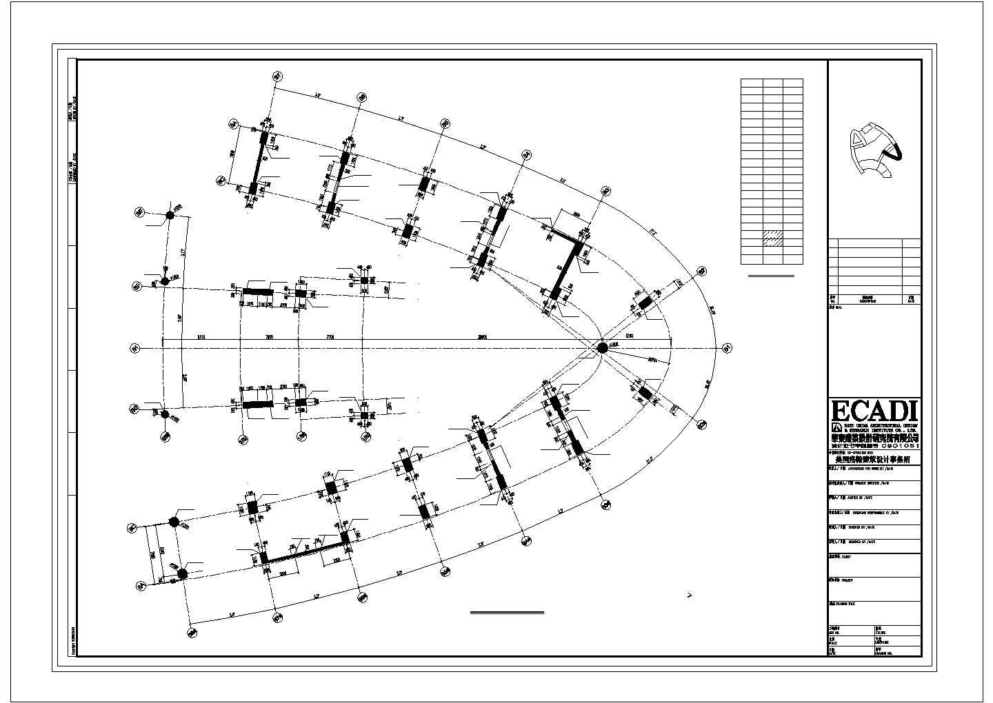 某高档酒店建筑节点设计施工CAD图纸-图一