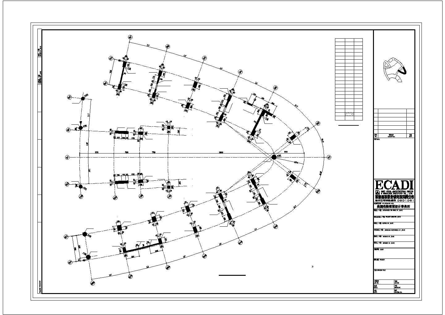 某高档酒店建筑节点设计施工CAD图纸-图二
