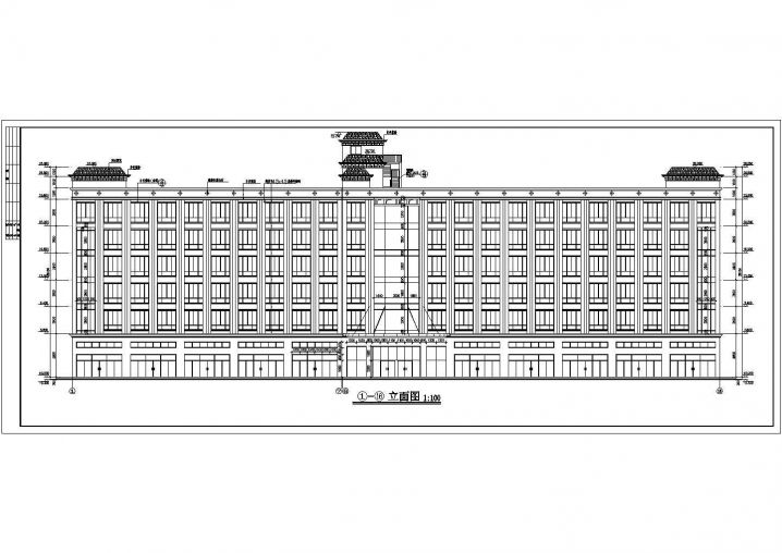某六层框架结构酒店大楼设计建施CAD节点详图