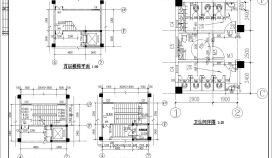 某4402.48平米五层框架结构办公楼毕业设计CAD节点详图