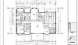 某砖混结构三层豪华复式带车库型别墅建施CAD详图