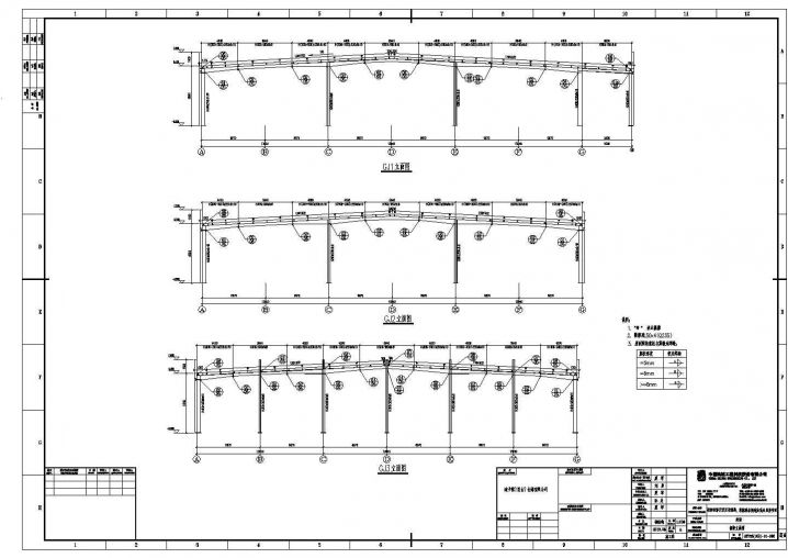 锦州商场钢结构CAD大样构造节点图